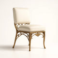 Esszimmerstuhl mit Stahlrahmen Beige